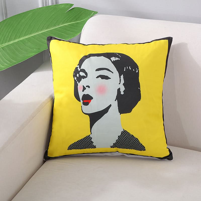Creative Custom Peach Skin Pillow Covers (Set of 2)