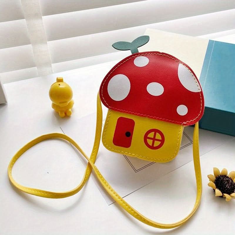 Mushroom-Shaped Crossbody Bag for Kids