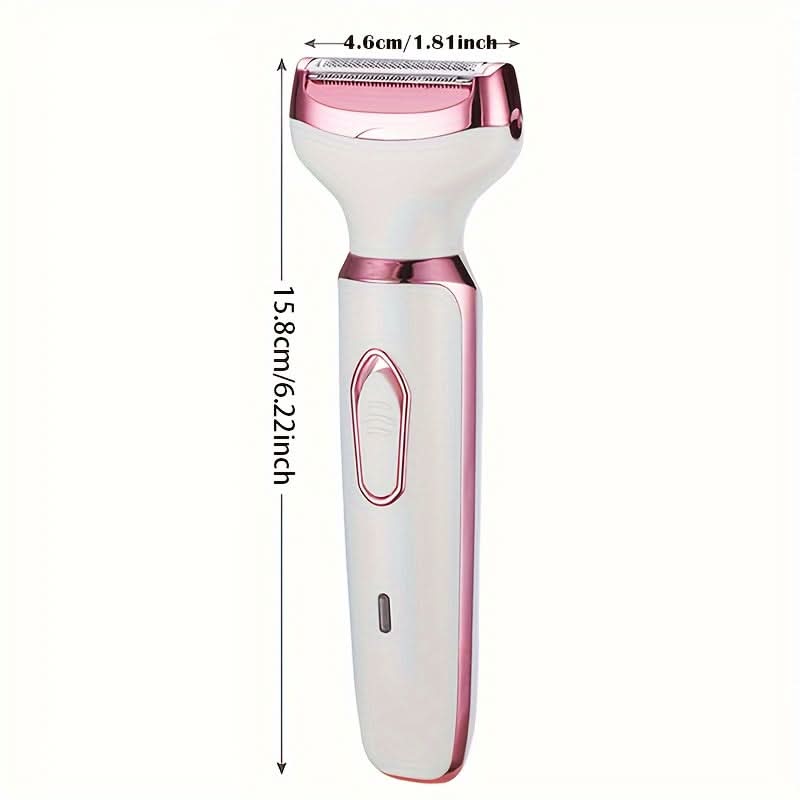 4-in-1 Electric Hair Remover for Women – USB Rechargeable Trimmer Facial, Bikini, Nose & Body Grooming Kit