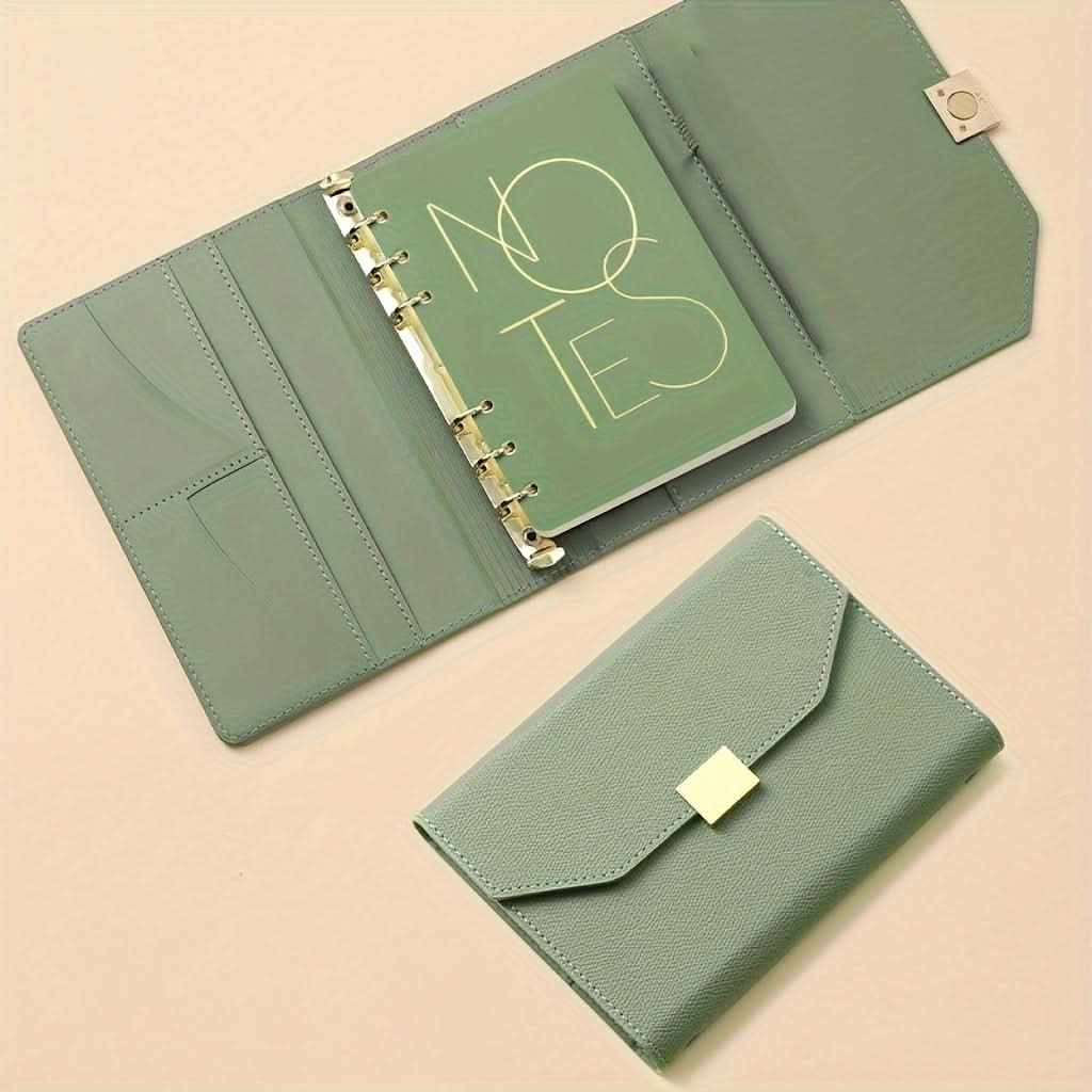 A5 Tri-Fold Business Notebook – Stylish Matte Journal with Plain Ruling