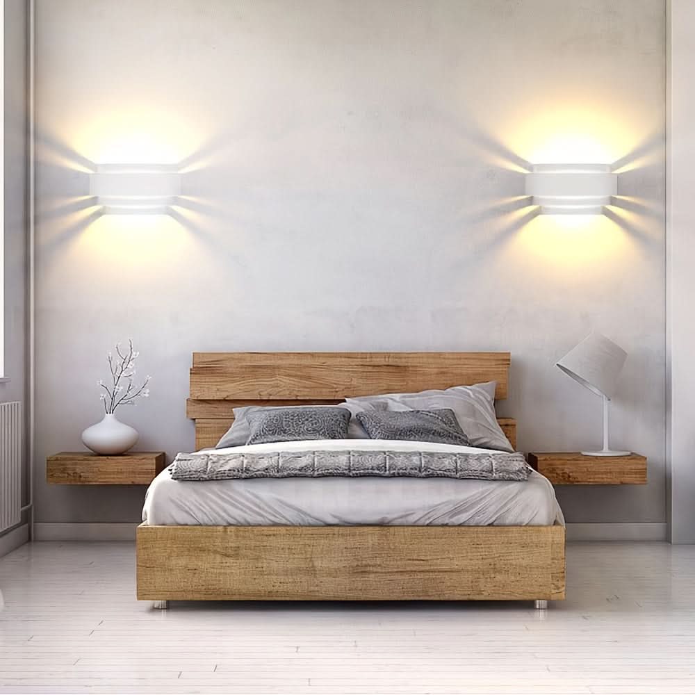 Modern Metal Half Moon Wall Sconce