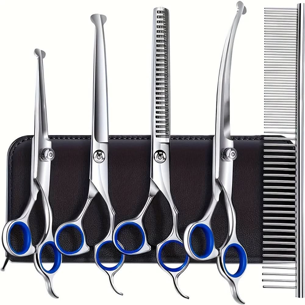 7-Piece Pet Grooming Scissors Set