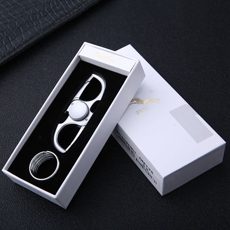 Stainless Steel Fidget Spinner Keychain – Stylish & Durable Car Key Ring