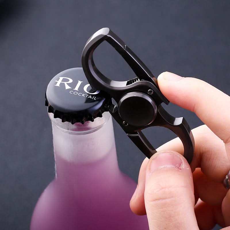 Stainless Steel Fidget Spinner Keychain – Stylish & Durable Car Key Ring