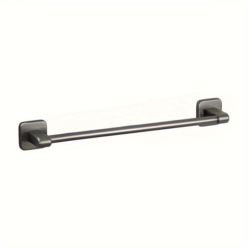 Easy-Install Self-Adhesive Towel Bar - Space Aluminum No-Drill Rack