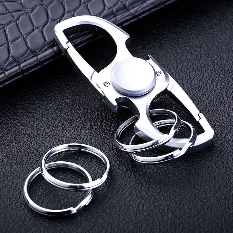 Stainless Steel Fidget Spinner Keychain – Stylish & Durable Car Key Ring