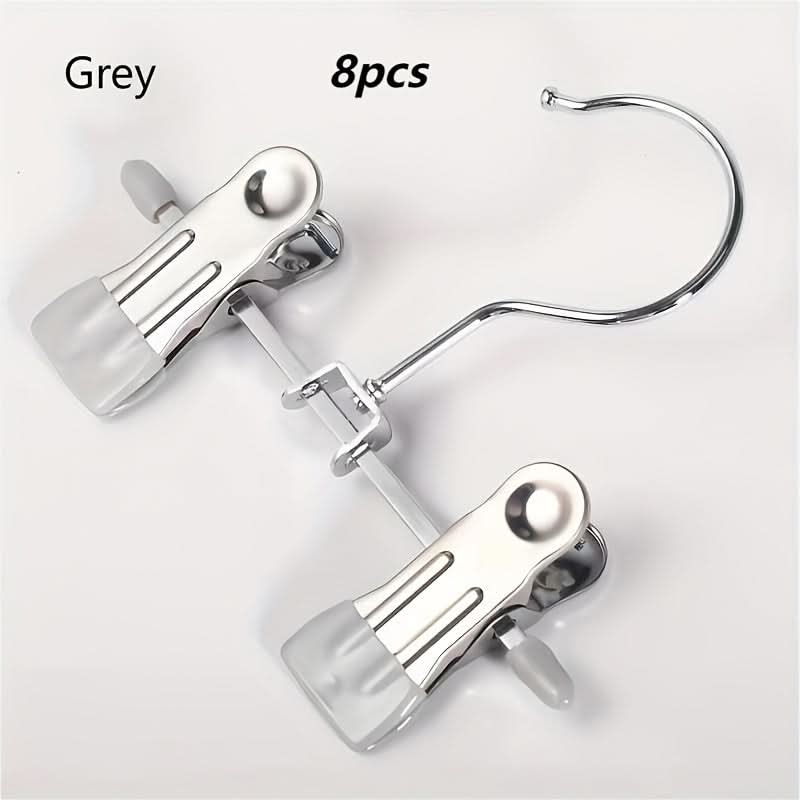 8-Pack Stainless Steel Pants Hangers