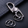 Stainless Steel Fidget Spinner Keychain – Stylish & Durable Car Key Ring