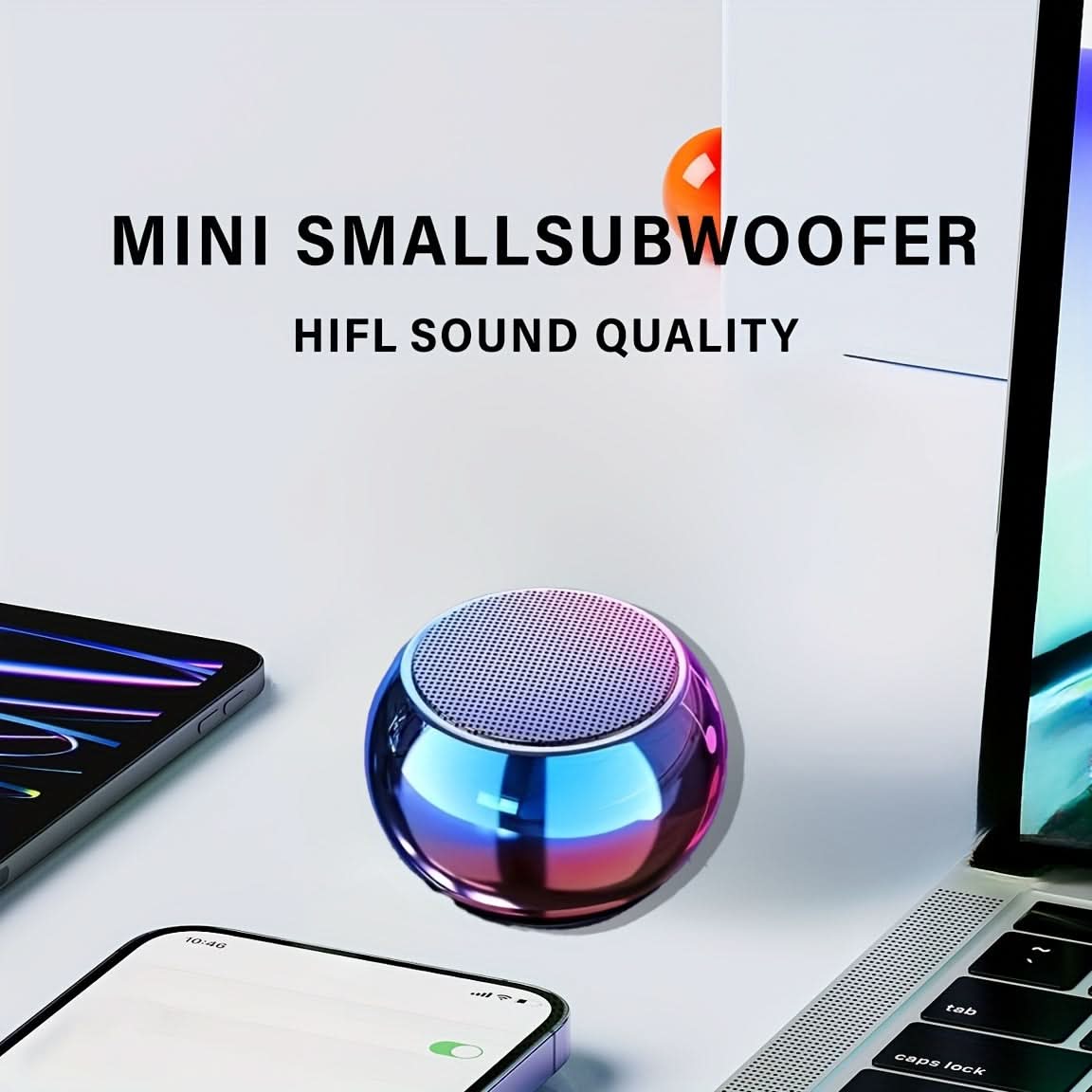 Mini Wireless Speaker with 360° Surround Sound