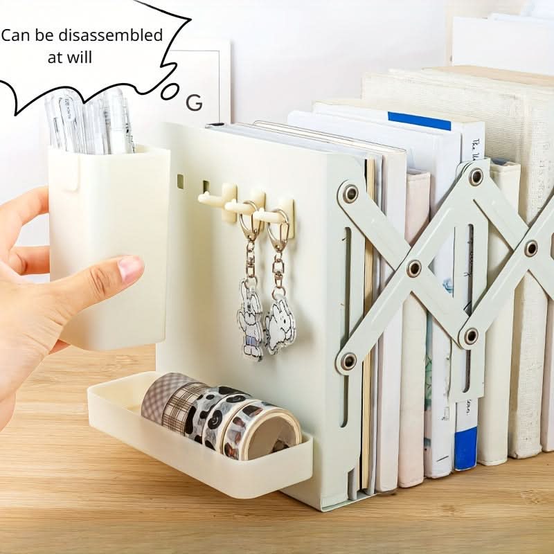 Adjustable Metal Desk Organizer File Rack