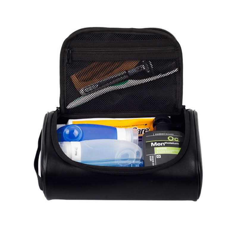 Waterproof PU Leather Toiletry Bag for Men & Women - Makeup Organizer