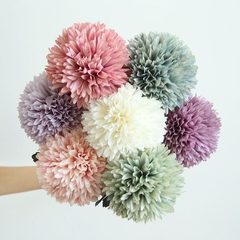 Set of 2 pcs. Dandelion Flower Ball Artificial Bouquet