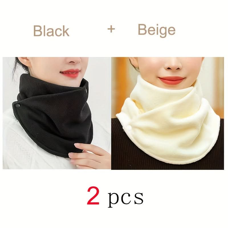 Two-Pack Winter Neck Scarf – Windproof, Warm Polyester Cycling Neck Protector