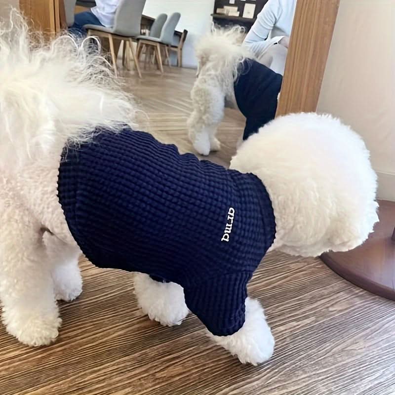 Warm Dog Sweaters - Fashionable Pineapple Pattern Pullover