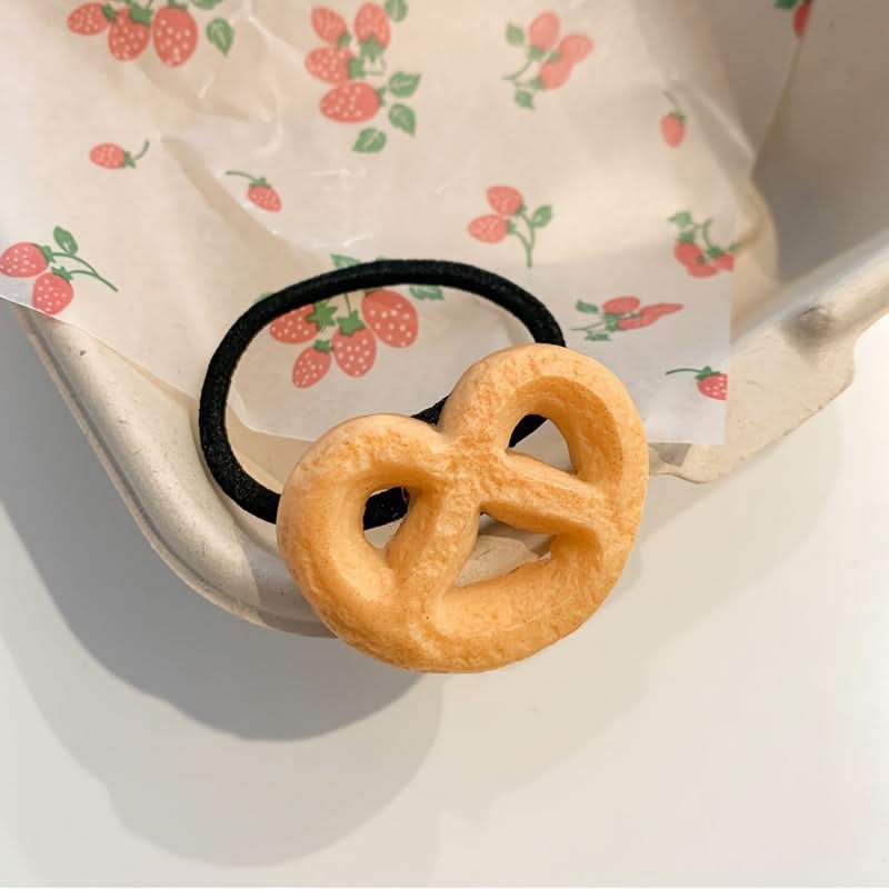 6PCS Cute Cookie Simulation Hair Clips Set
