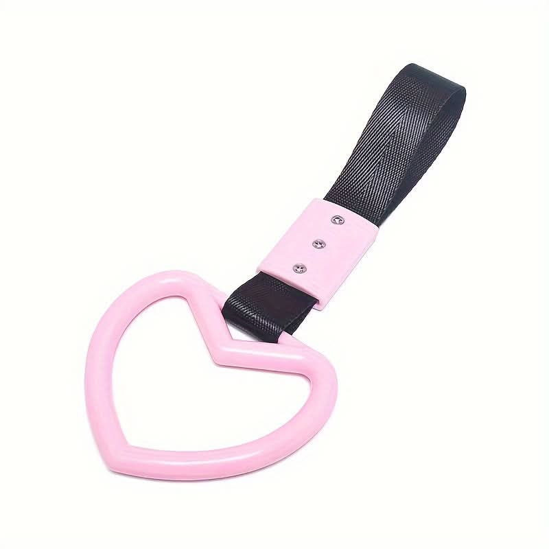 Heart Ring Drift Charm Strap – Front Tow Hook Car Decoration