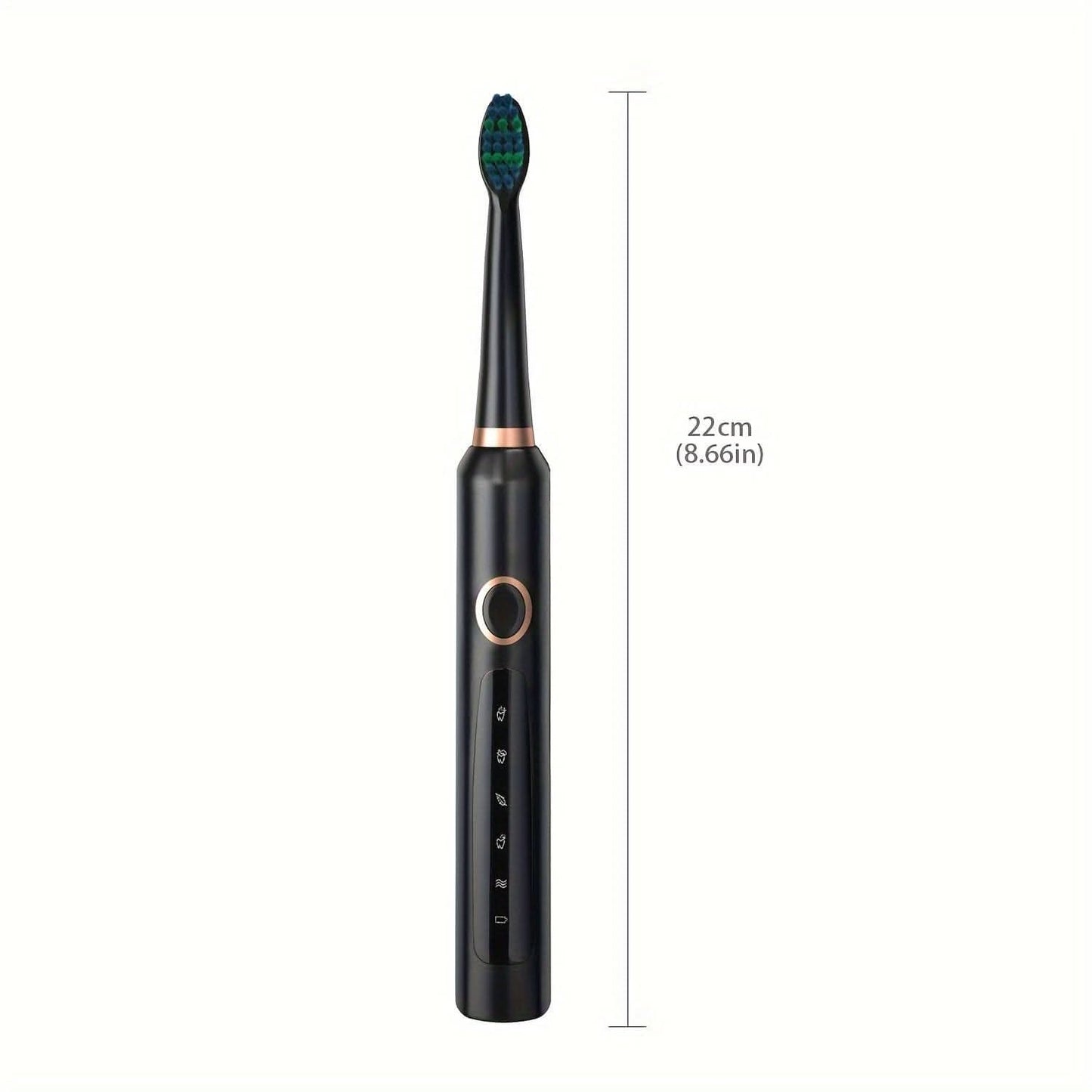 8-Brush-Head Electric Toothbrush for Adults