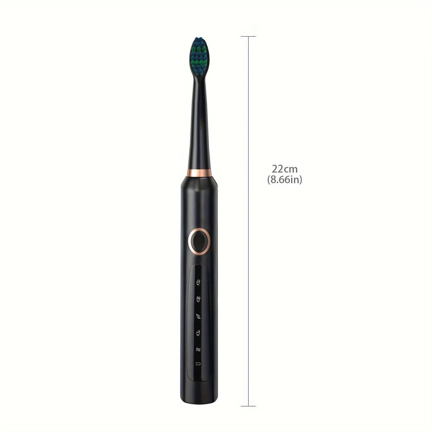 8-Brush-Head Electric Toothbrush for Adults