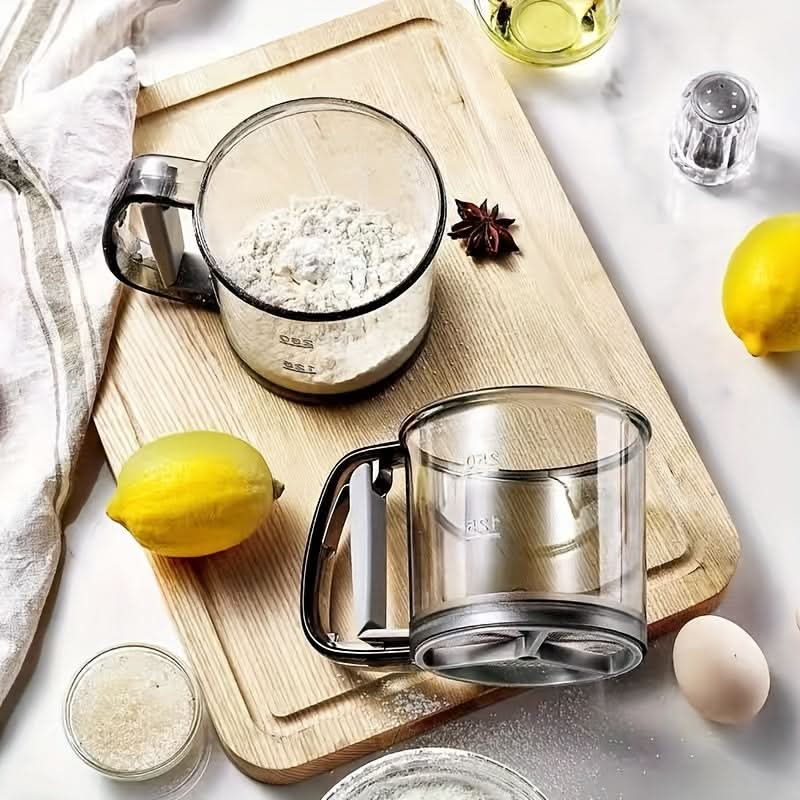 Stainless Steel Flour Sifter for Baking