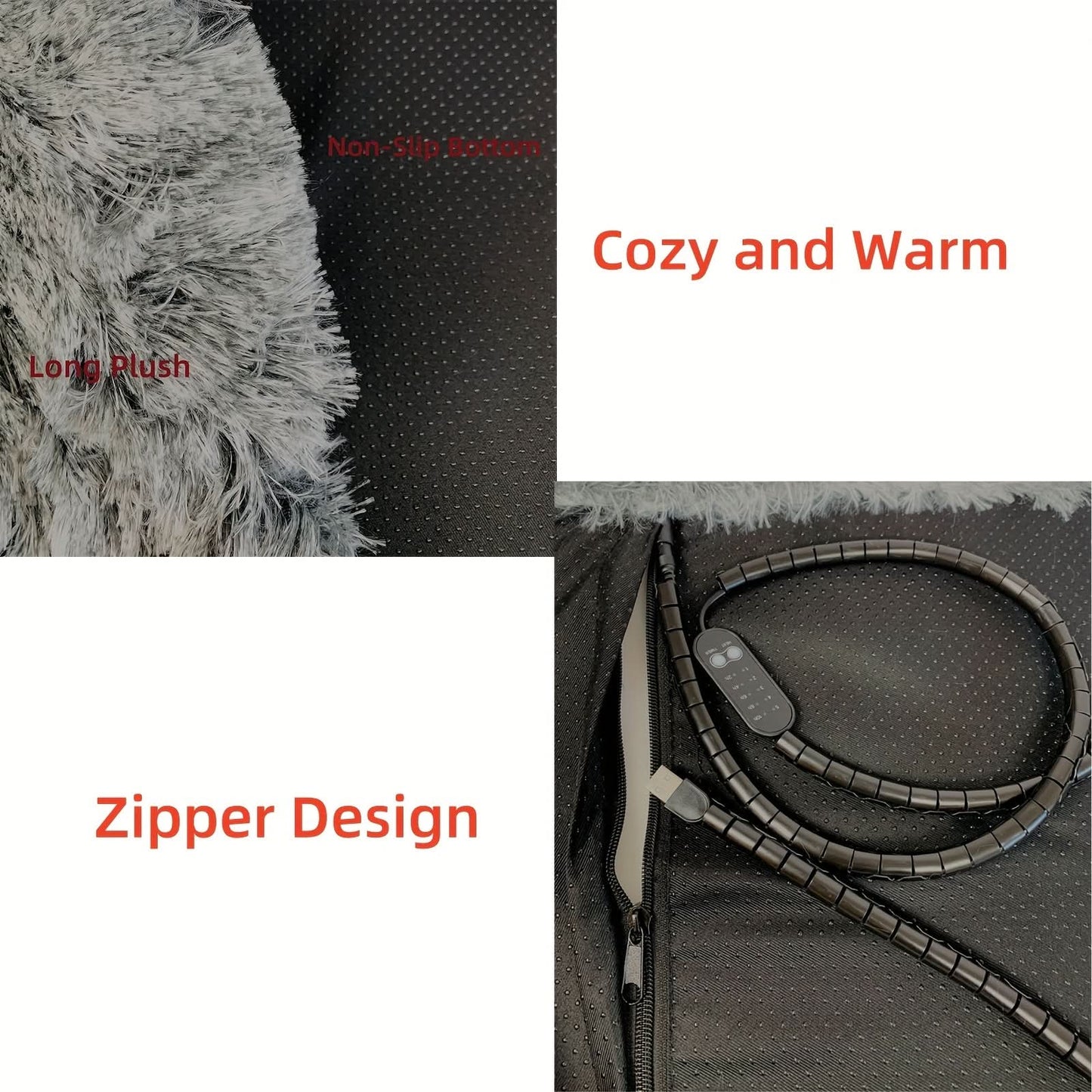USB Electric Pet Heating Pad for Cats & Dogs