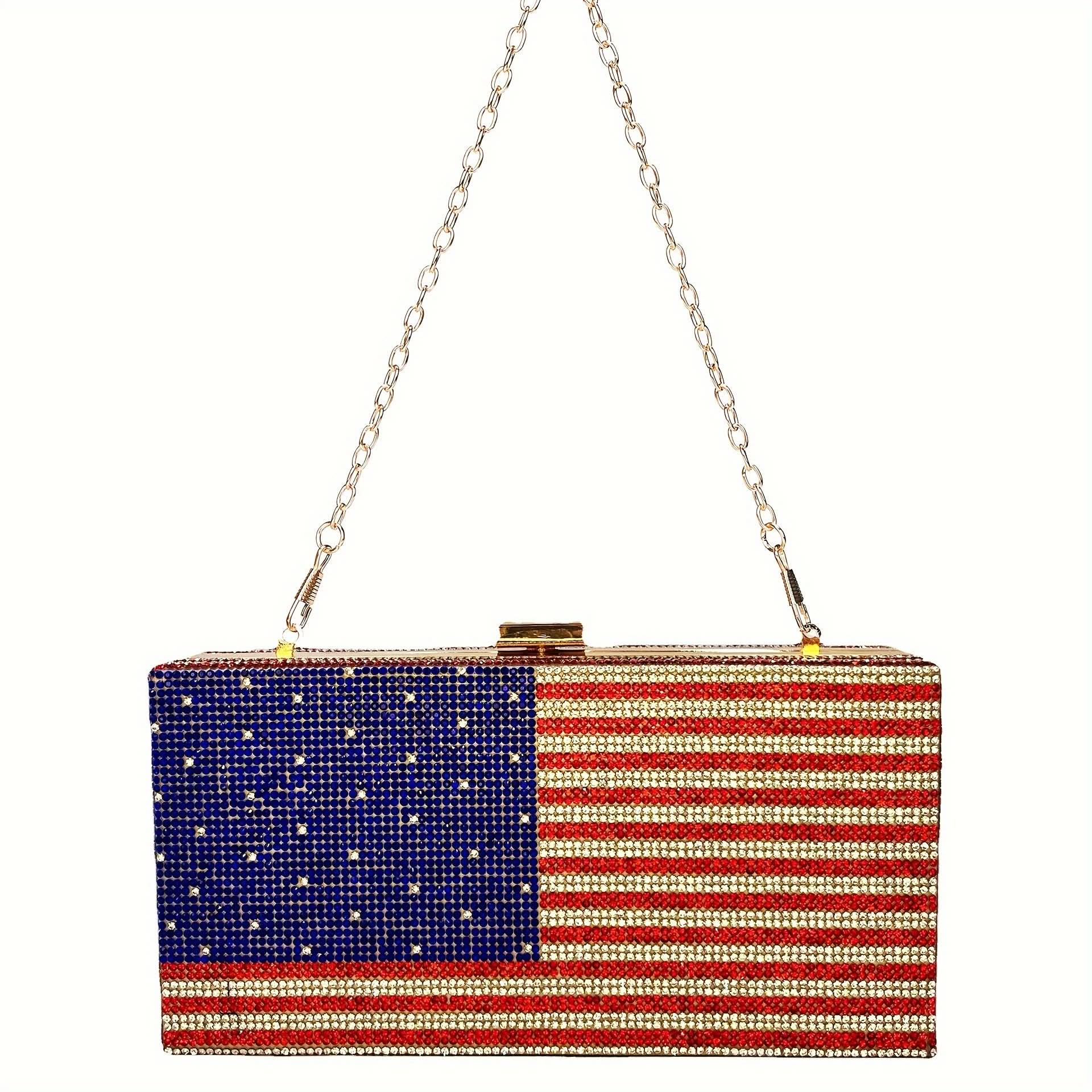 Mini Glitter Kiss Lock Party Clutch