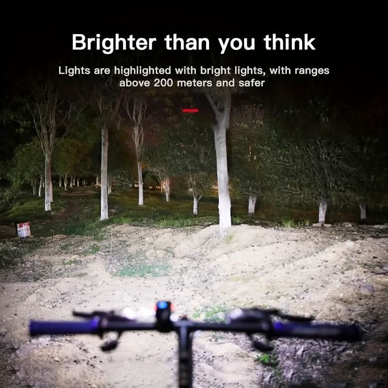 USB Rechargeable LED Bike Headlight – 6 Modes