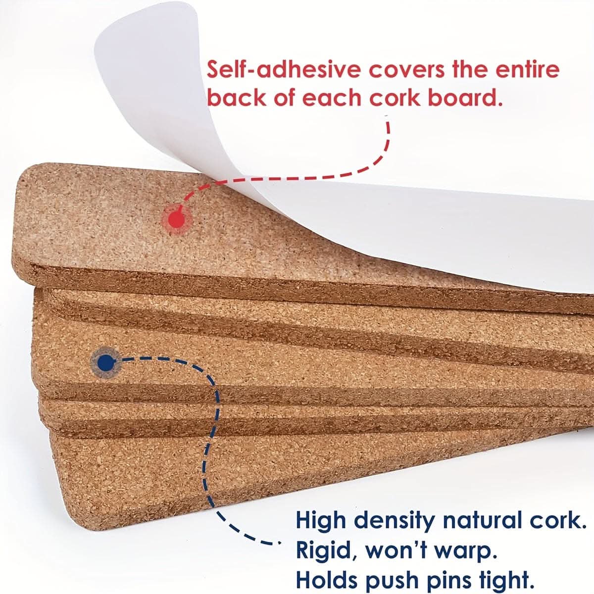Self-Adhesive Long Cork Strips - 4pcs/8pcs/16pcs