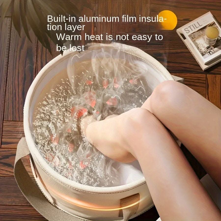 Comfort spa Portable Foot Soak Tub - Adjustable Temperature & Bubble Massage