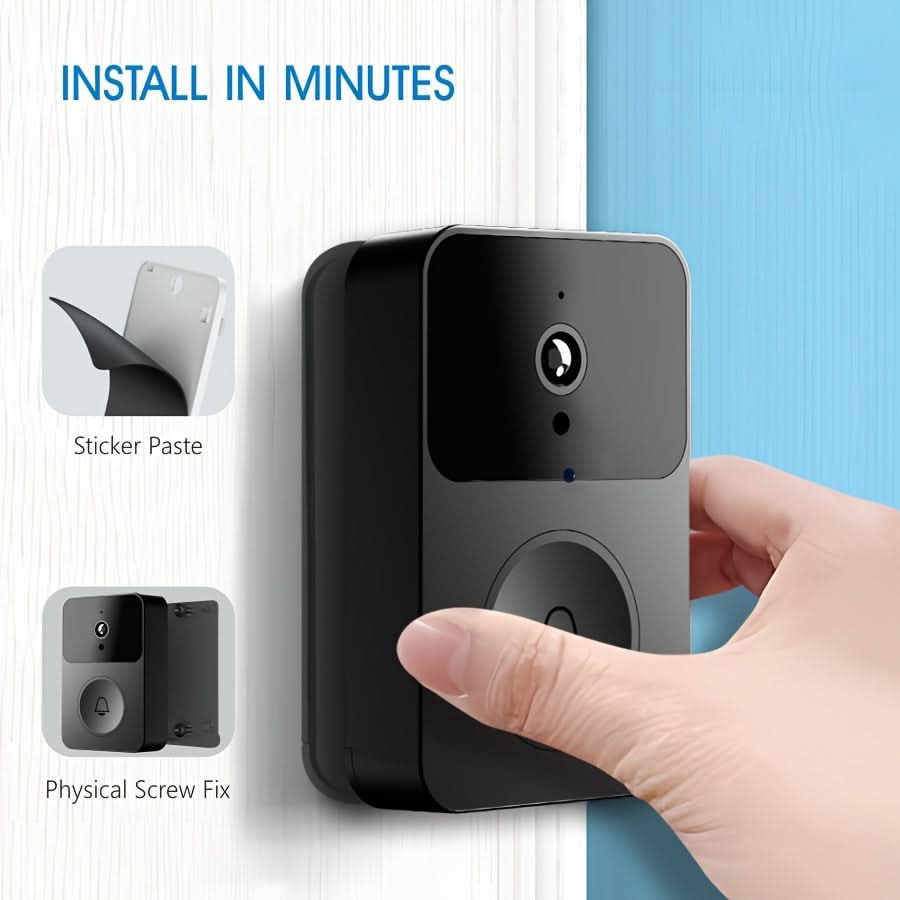 Smart Doorbell with HD Camera, Wi-Fi App Control