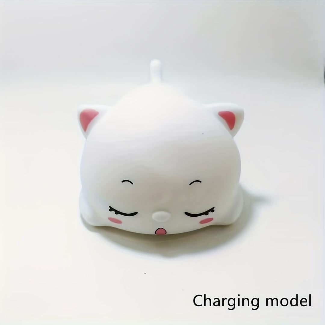 Rechargeable LED Cat Night Light, Touch Control