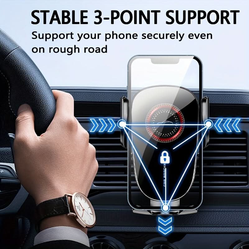Automatic Clamping Car Phone Holder – Adjustable