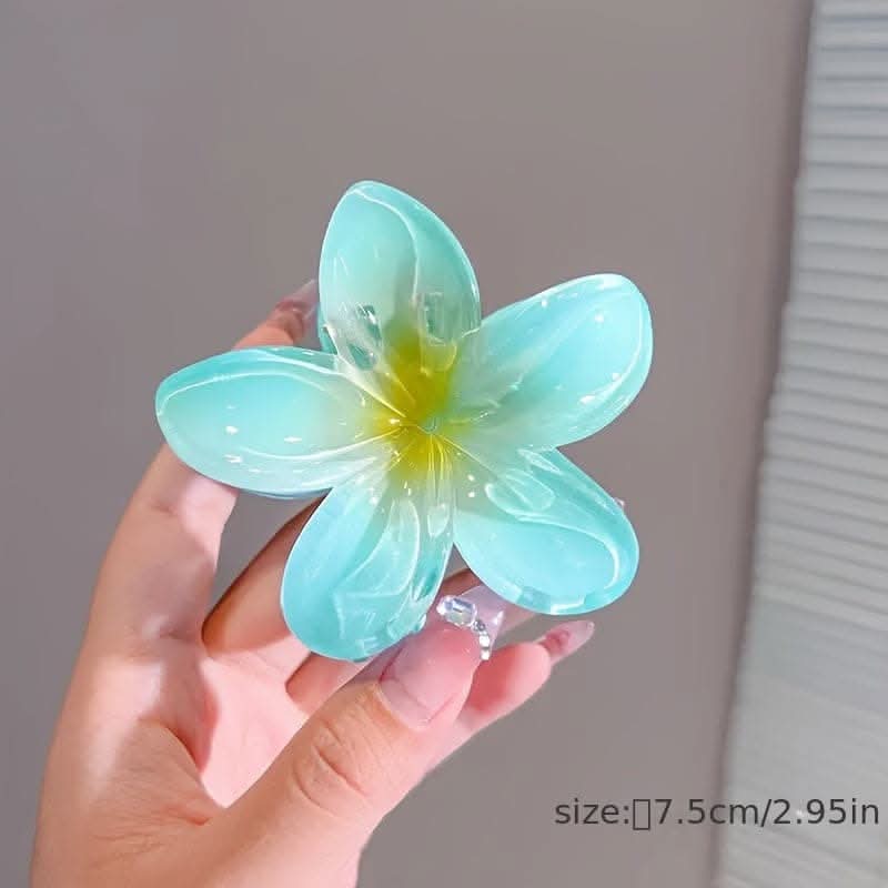 Vibrant Flower Shaped Hair Claw Clip – Trendy & Non-Slip