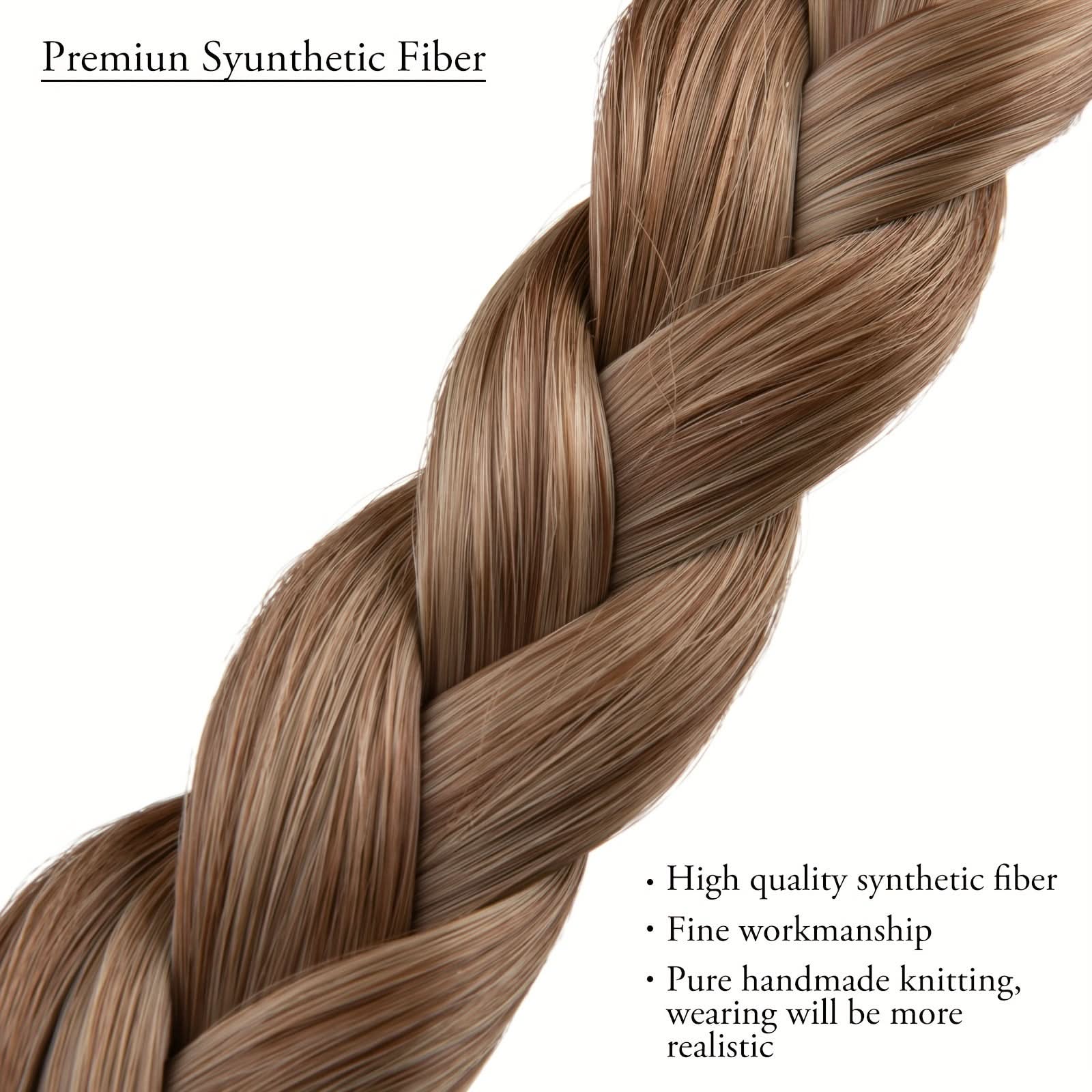 Stylish Adjustable Braided Headband for Women