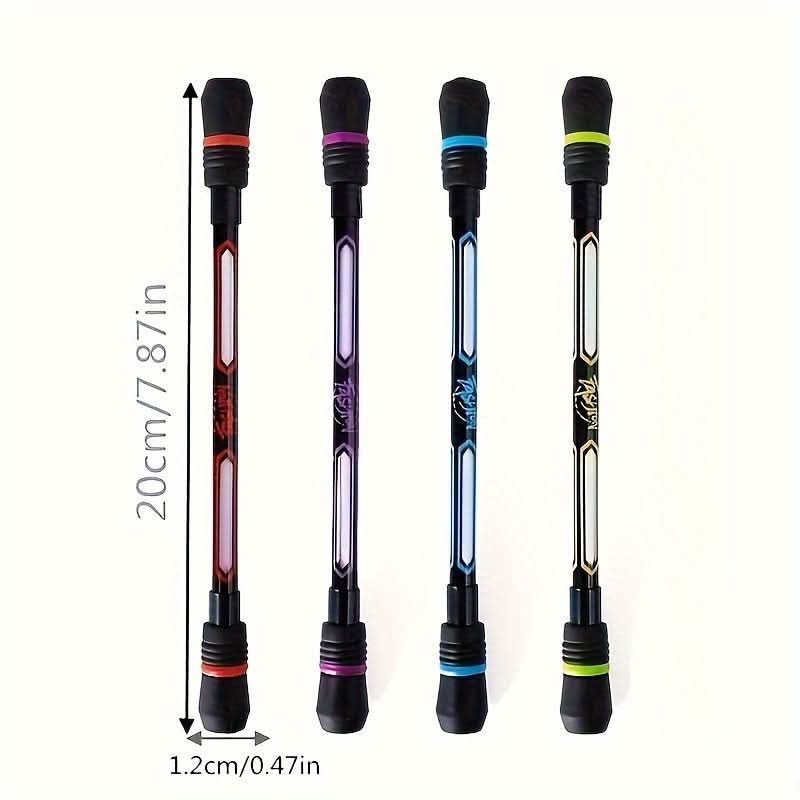 4-Pack Fidget Spinner Pens – Non-Slip Grip