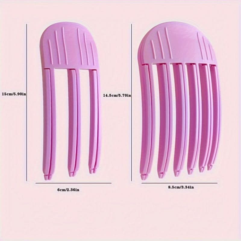 Root Lift Hair Volume Clips – 2PC Set, Plastic Comb