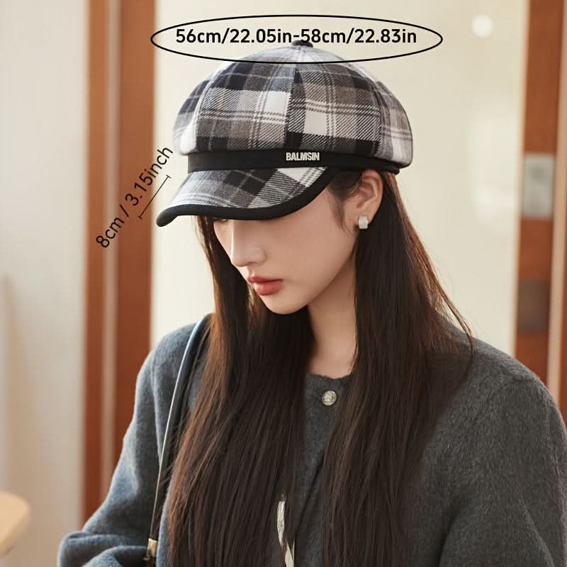 Women’s Retro Wool Beret – Fall/Winter Painter Hat, Stylish Gift