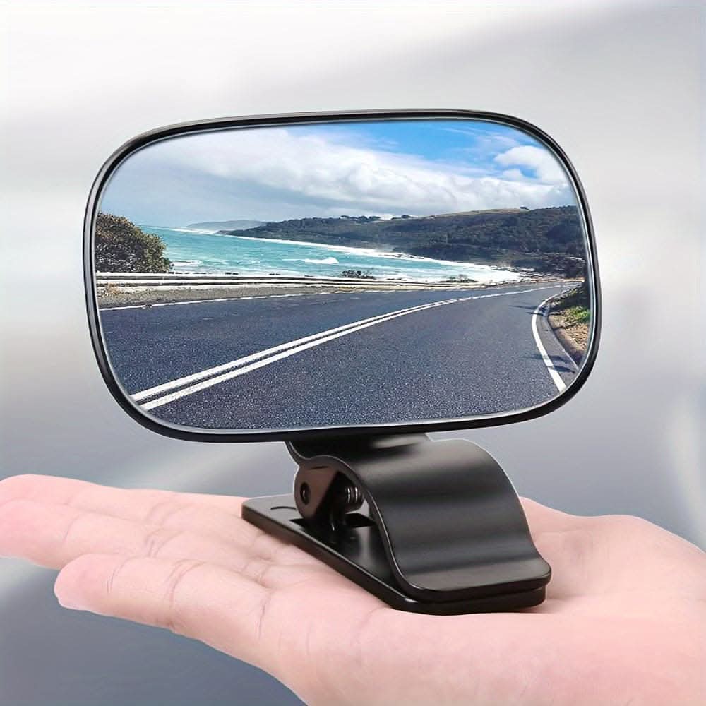 Wide Angle Convex Rearview Mirror, Adjustable Backseat Car Mirror