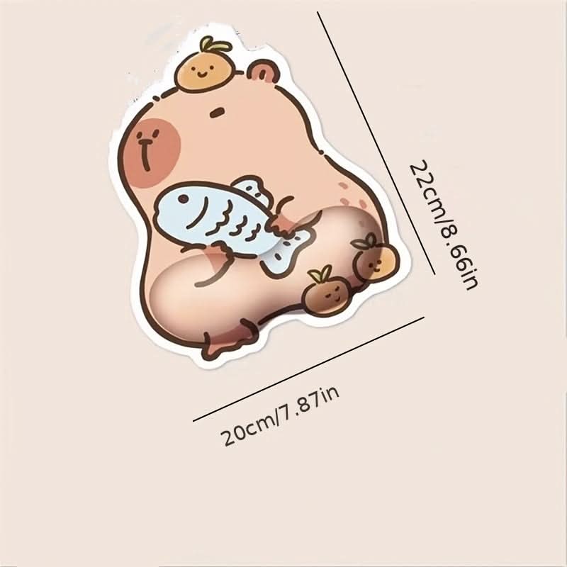 Cute Guinea Pig Mouse Pad with Wrist Support
