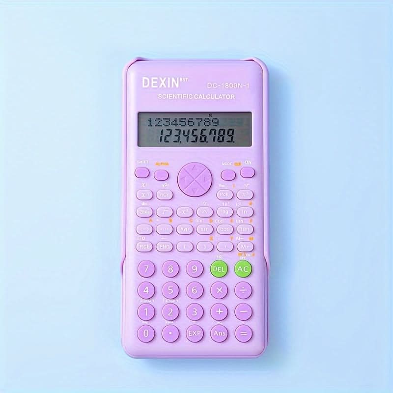Colorful Scientific Calculator - Multifunctional LCD Display