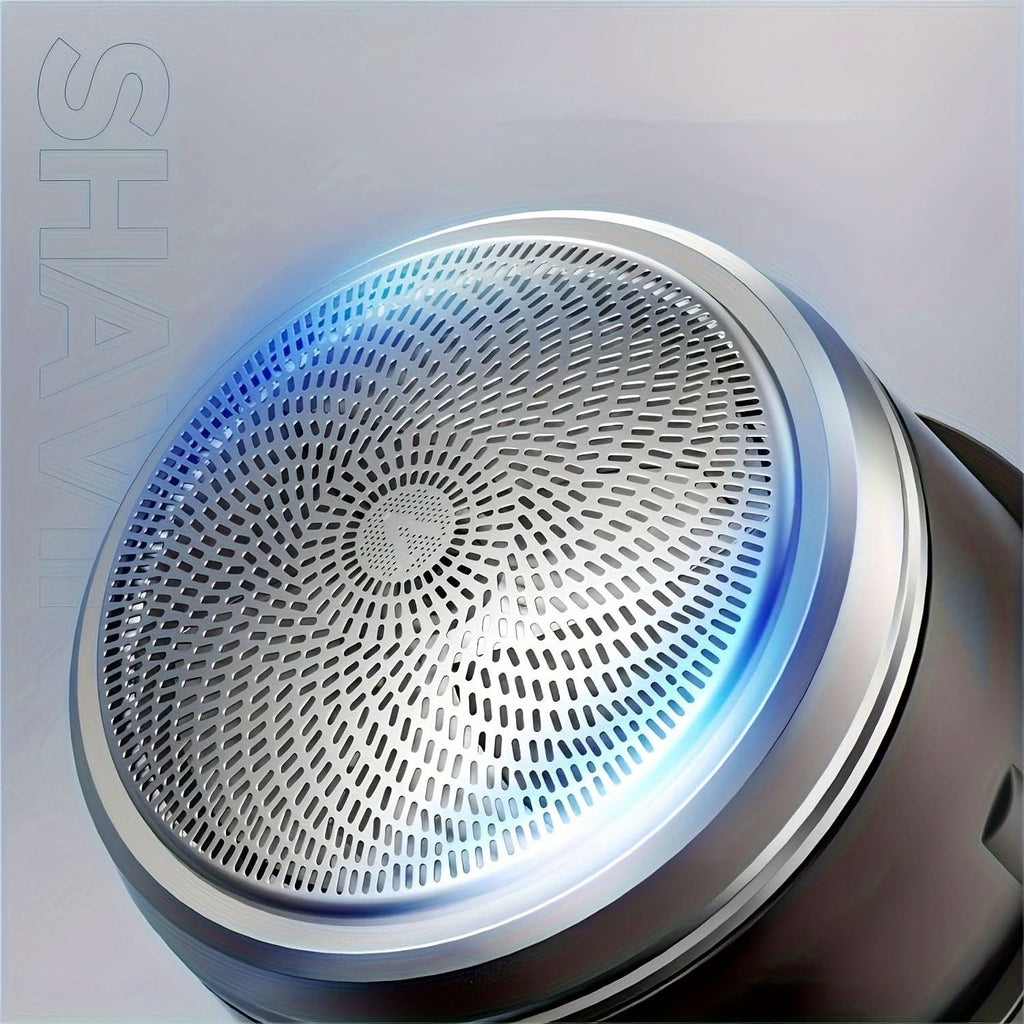 Washable Wood Grain Beard Shaver – Mini Electric Shaver
