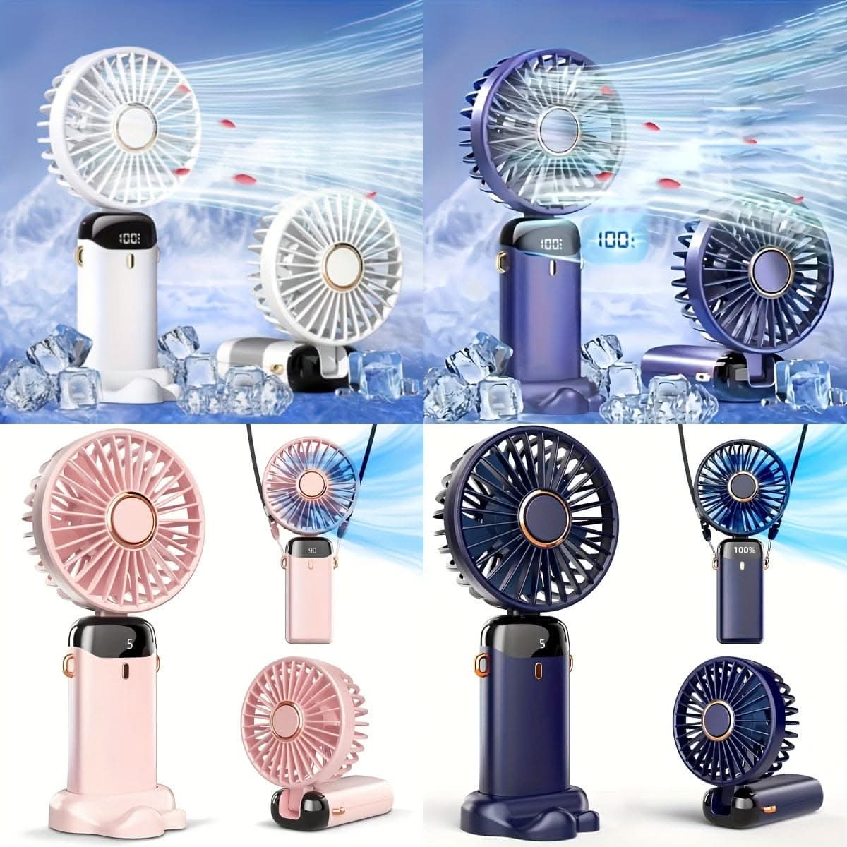 Mini Portable USB Rechargeable Fan