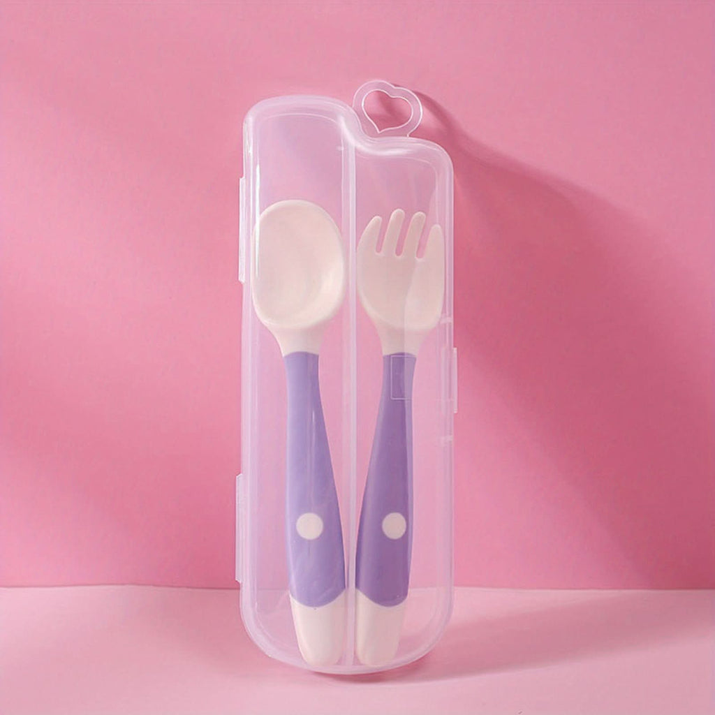 Youngsters Training Fork & Spoon Set with Meal Box