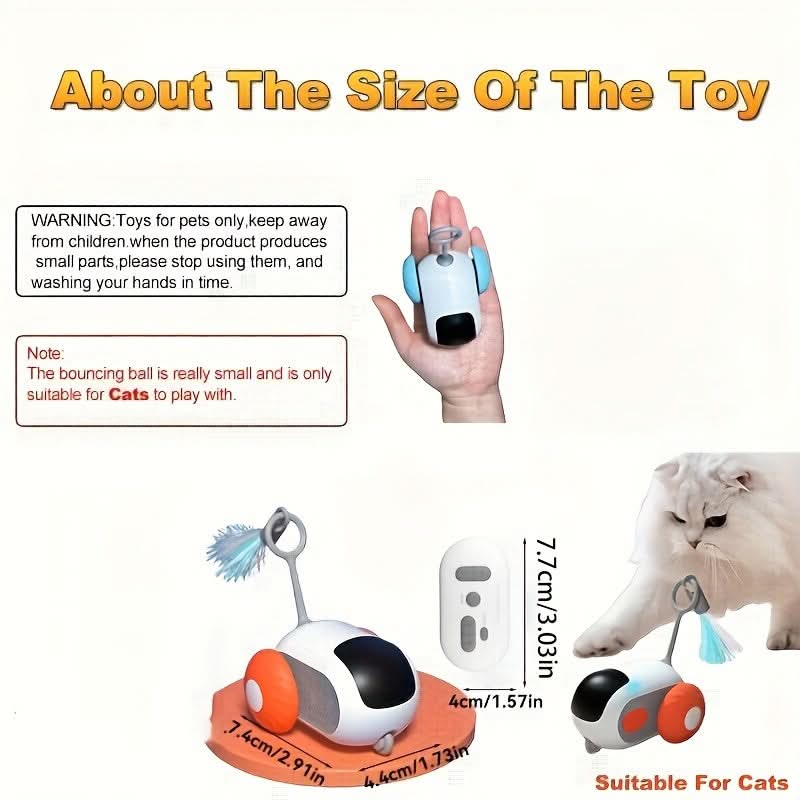 Remote Control Interactive Pet Toy Car