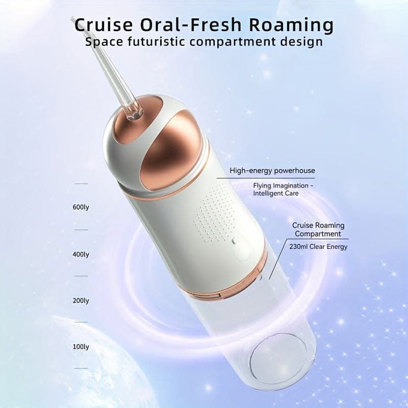 USB Rechargeable Electric Dental Flosser– Deep Clean, Tartar Removal, 3 Modes