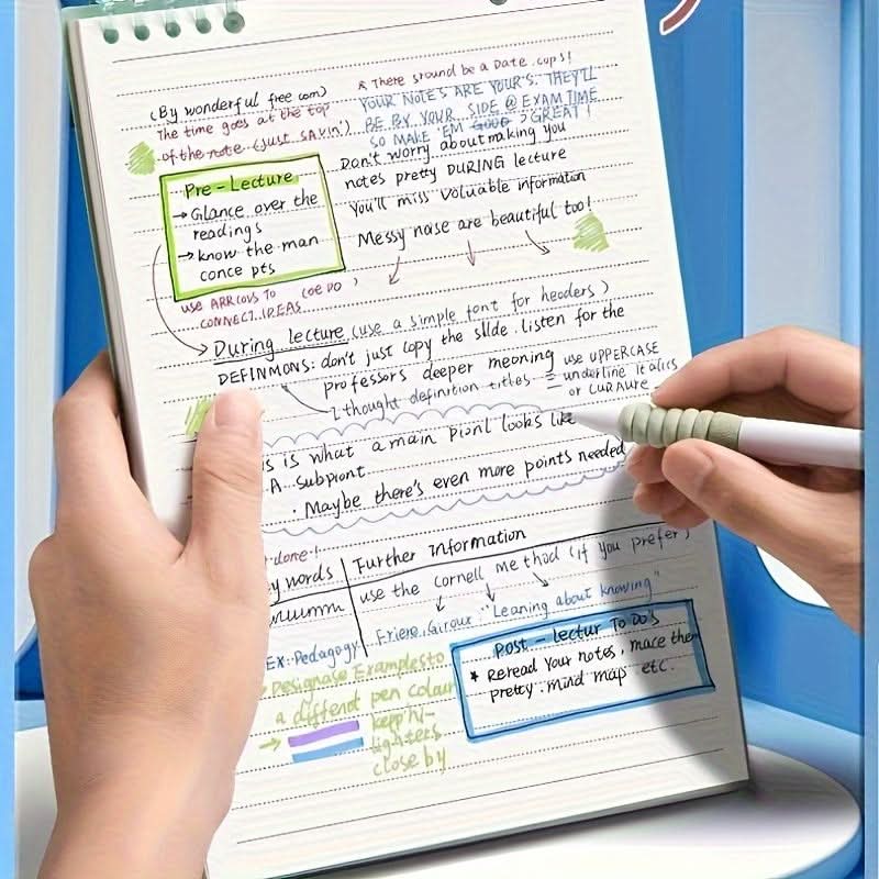 A5 Binder Notepad 60 sheets/120 pages lined daily planner Binder diary Diary Diary Study notes Work common in this school office