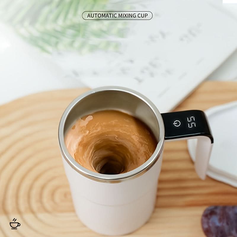 Automatic Stirring Coffee Mug, USB Rechargeable 304 Stainless Steel Cup