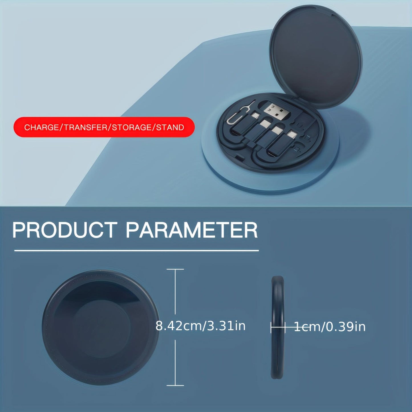 8-in-1 Multi USB Adapter Cable Kit, Fast Charging