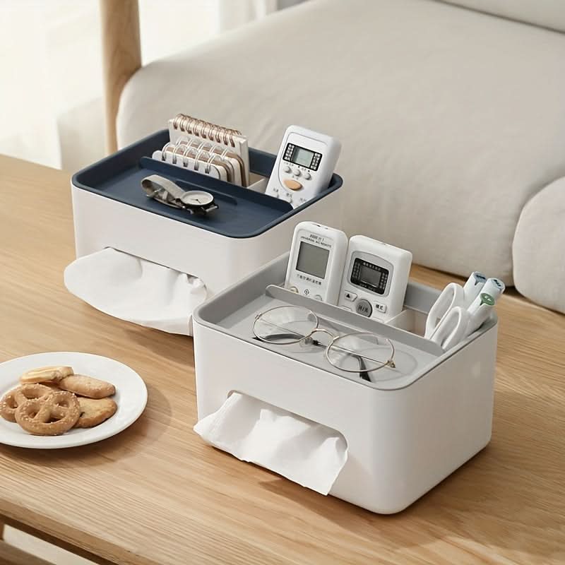 Multifunctional Desktop Storage Box – Tissue Holder