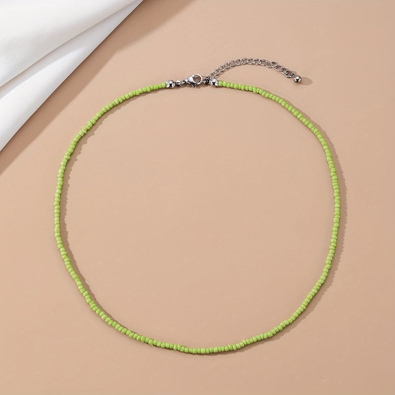 Bohemian Chic Beaded Necklace – Handmade & Fashionable