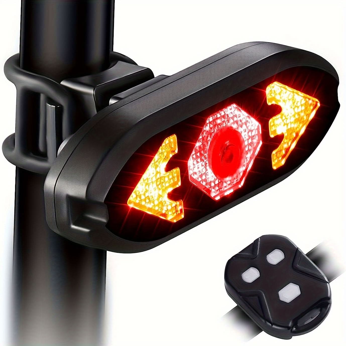 USB Rechargeable LED Bicycle Turn Signal Light